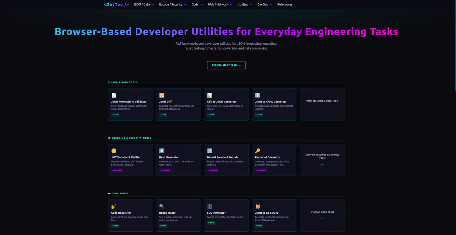 DevToo screenshot 1