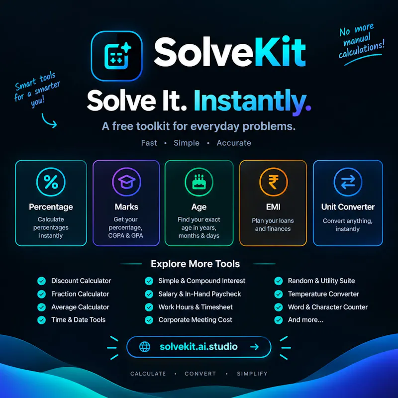 SolveKit — Universal Problem screenshot 1