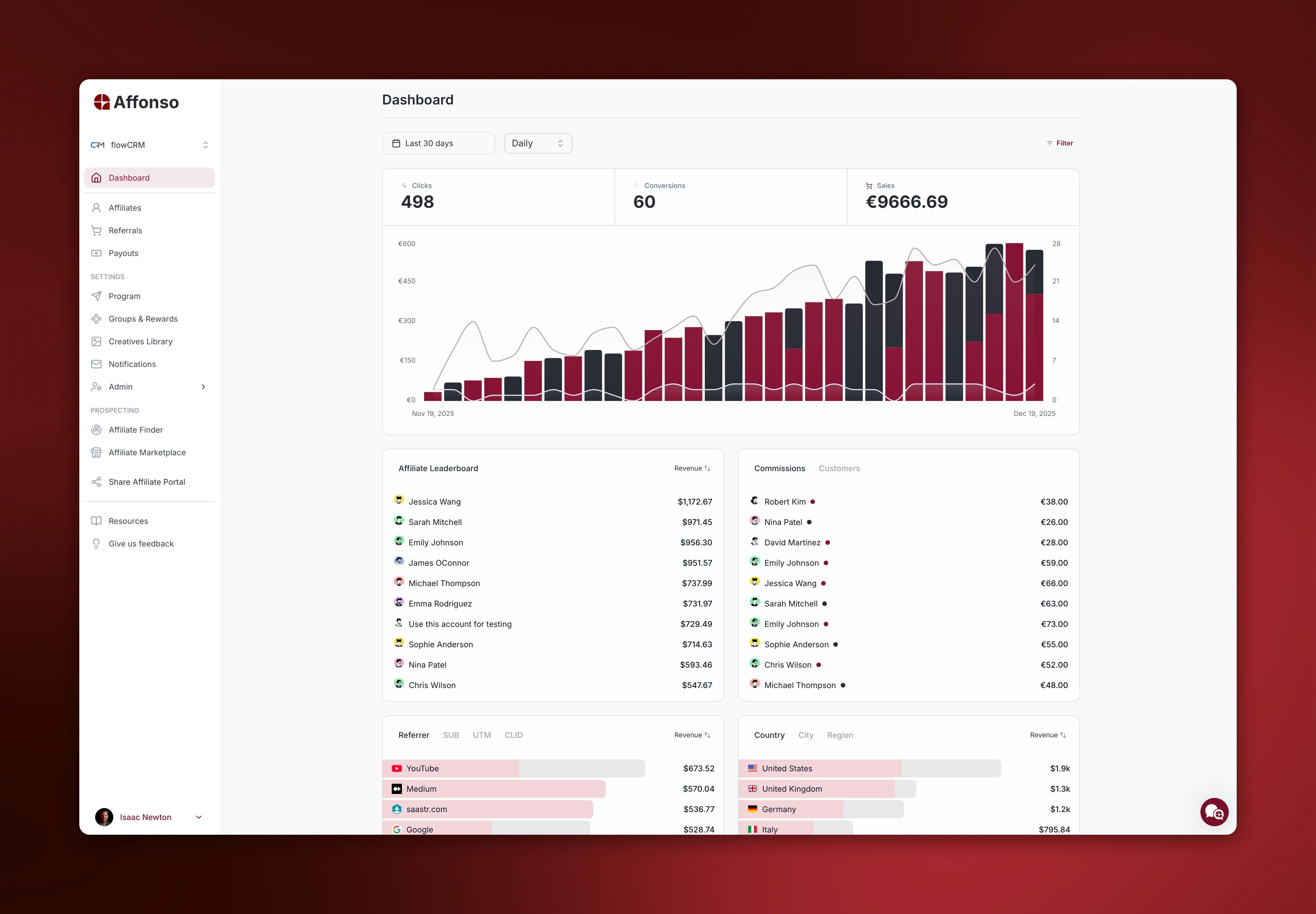Affonso - Screenshot 2 showing product features and functionality