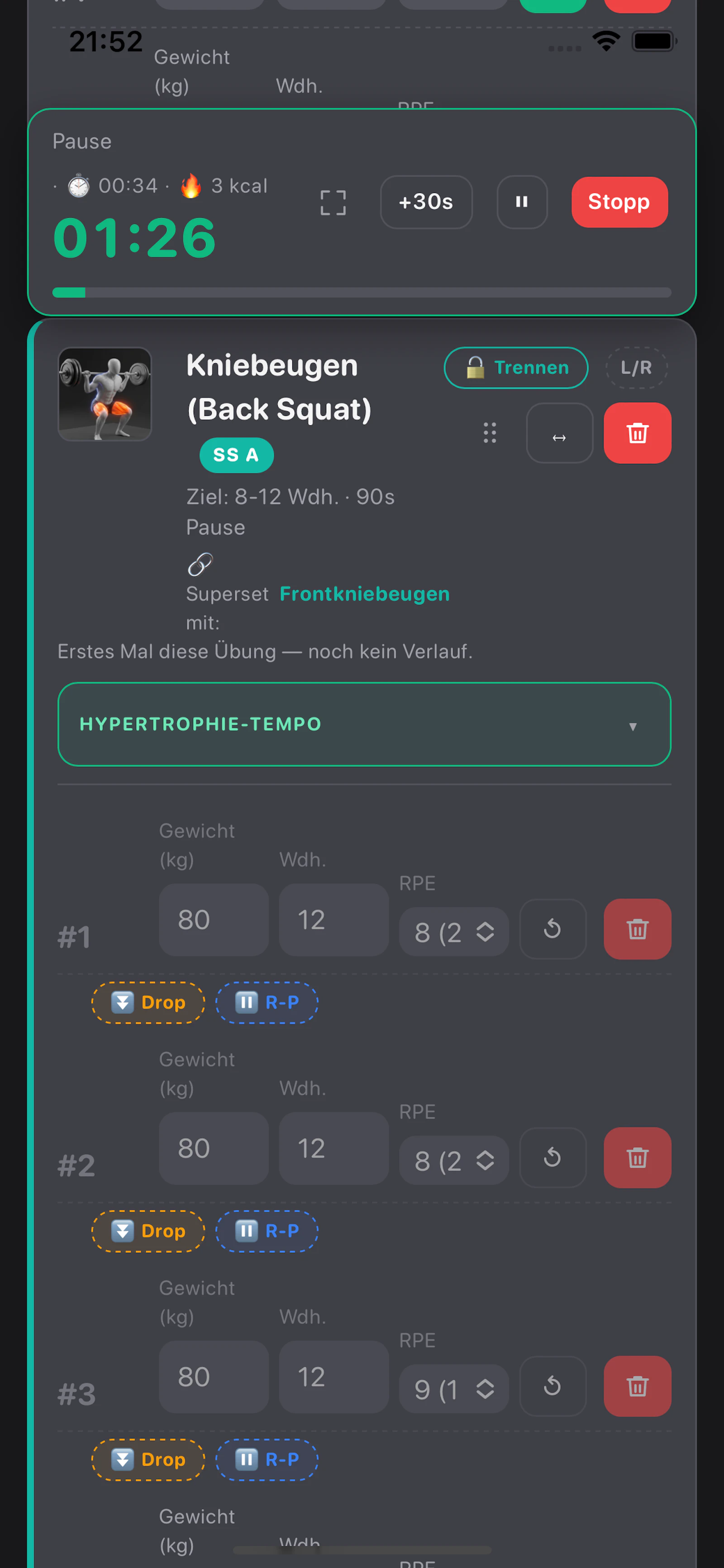 GymMe - Workout & PR Tracker screenshot 4