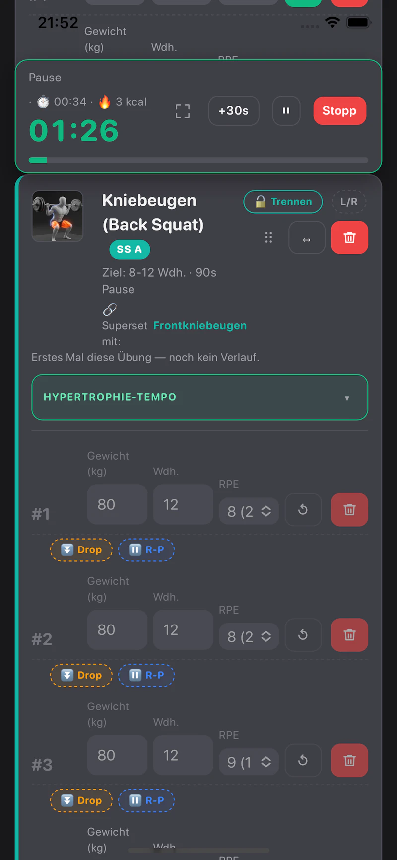 GymMe - Workout & PR Tracker screenshot 4