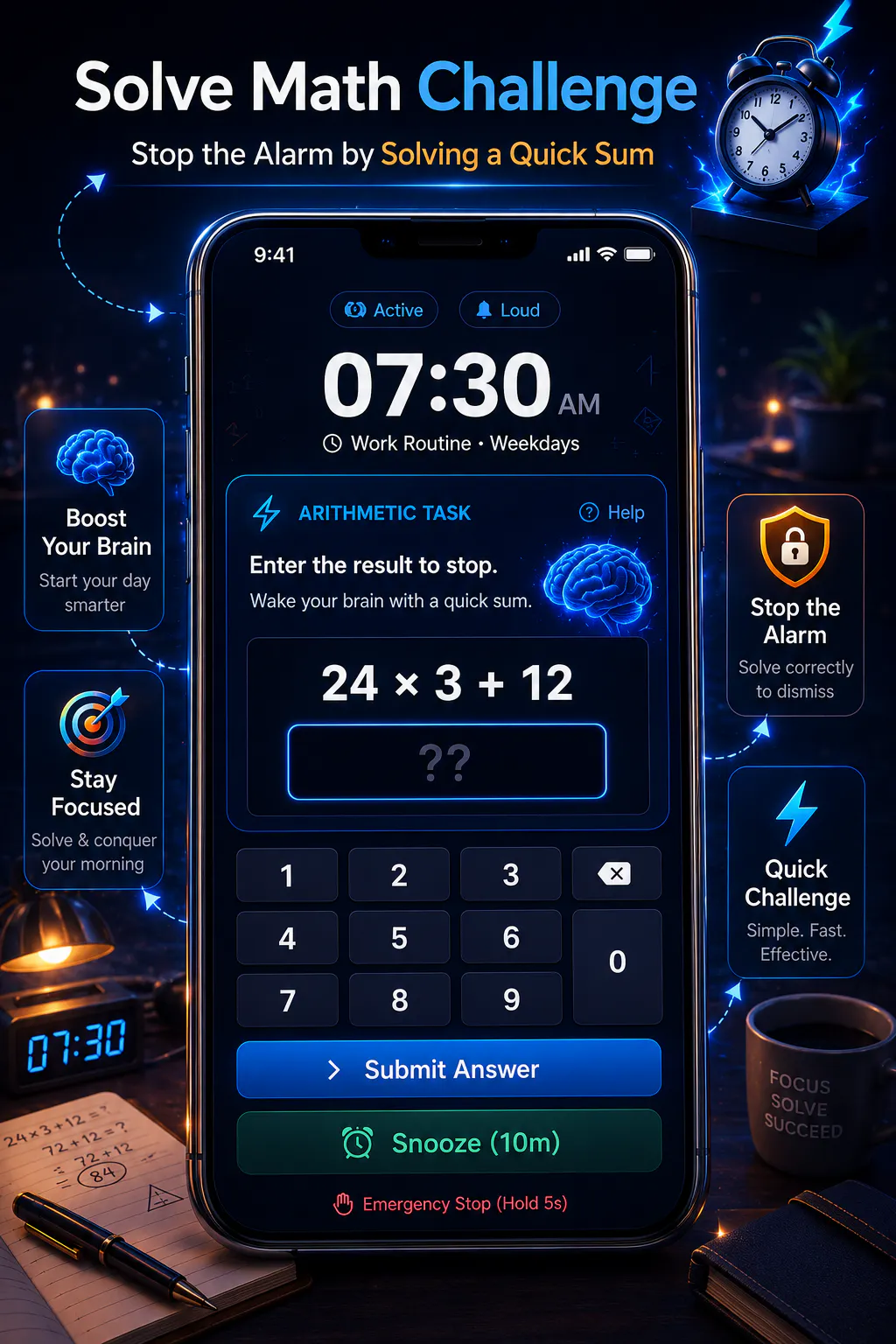 Challenge Alarm: Smart Clock gallery image