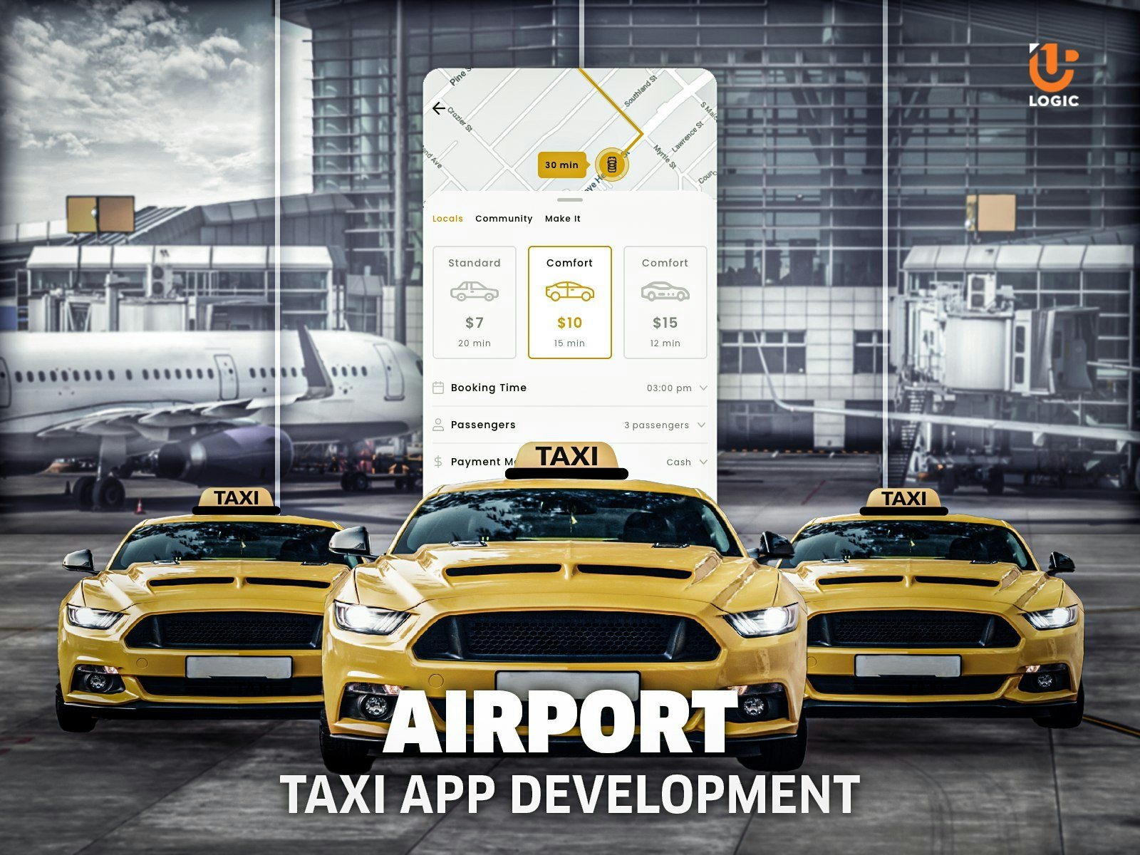 Uplogic Taxi Booking App gallery image