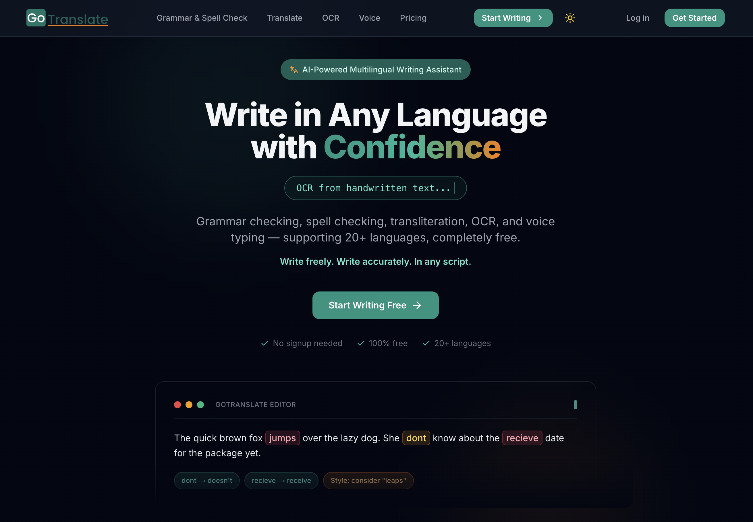 GoTranslate gallery image