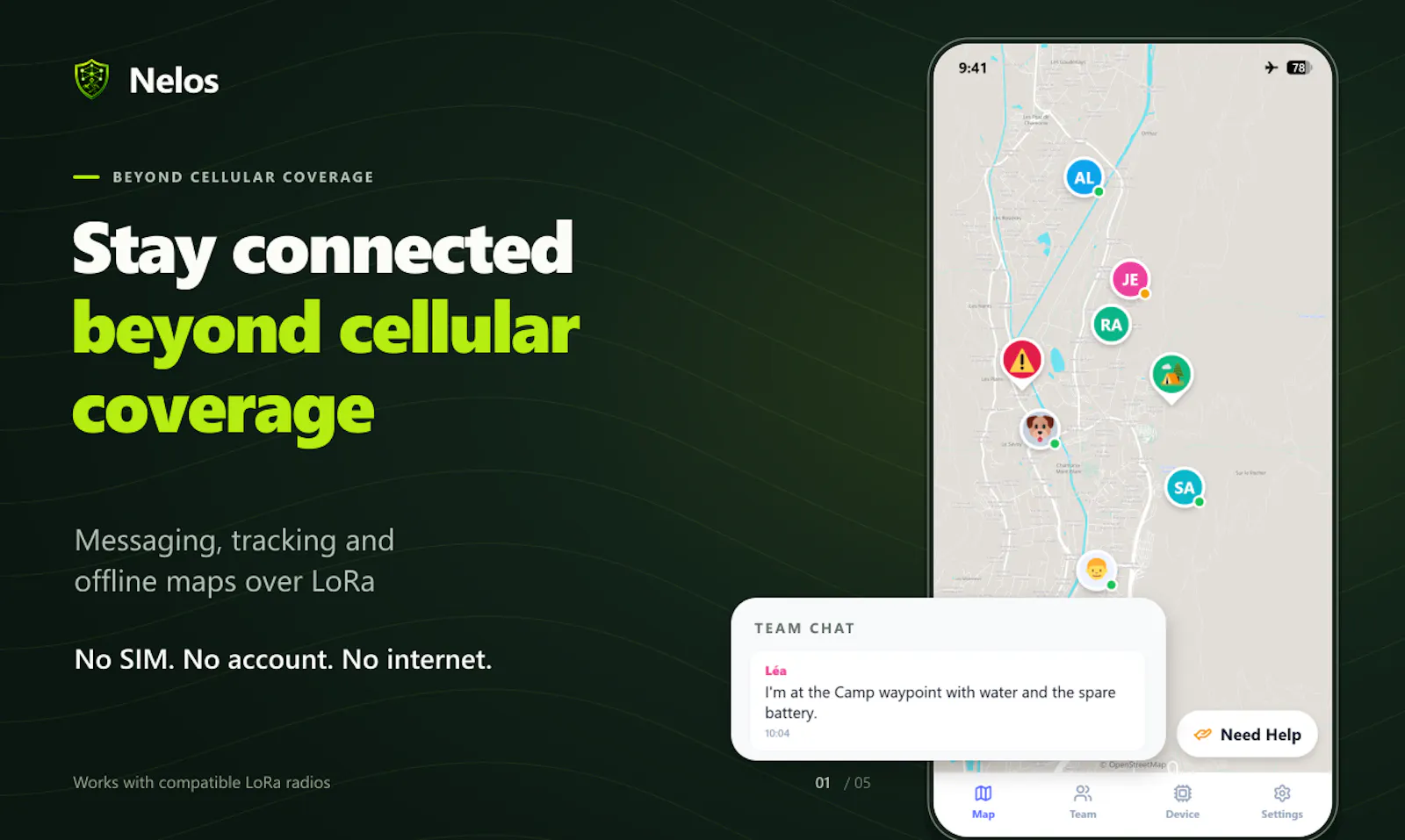 Nelos screenshot 1