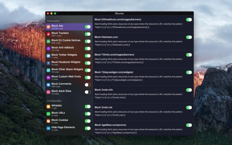 1Blocker for Mac