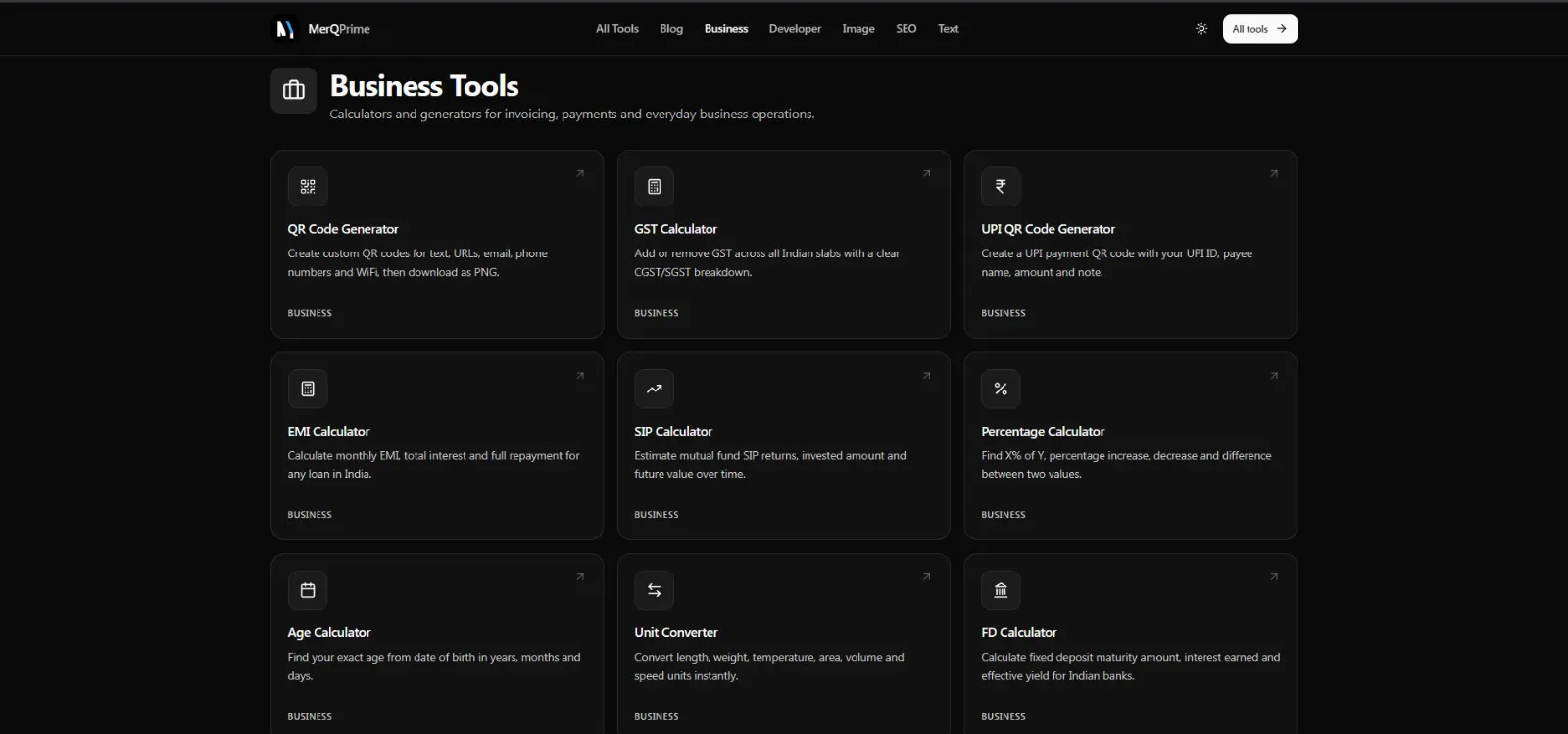 MerQPrime Tools gallery image