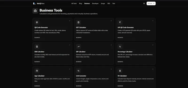 MerQPrime Tools screenshot 2