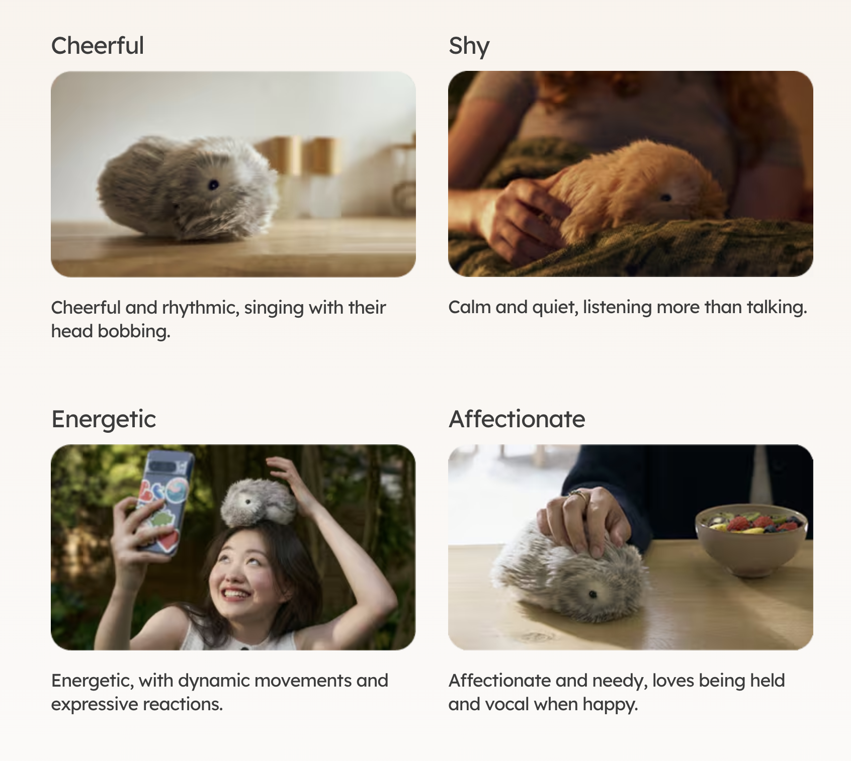 Média Casio Moflin - AI pet that forms real emotional bonds 7