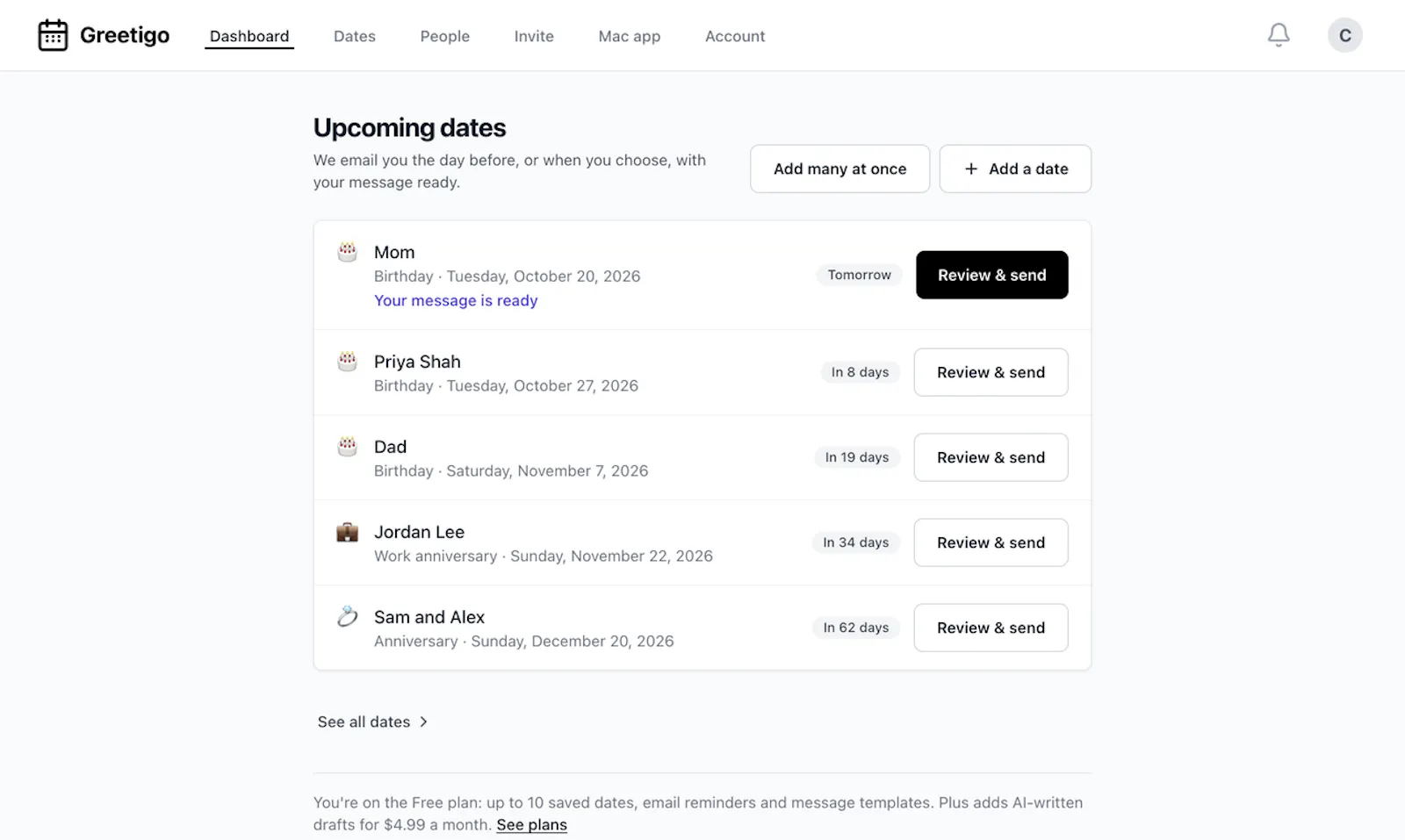 Greetigo screenshot 4