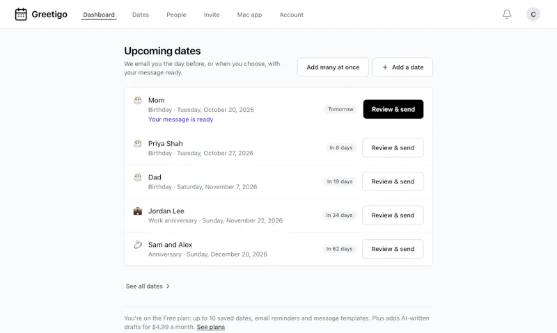 Greetigo screenshot 4