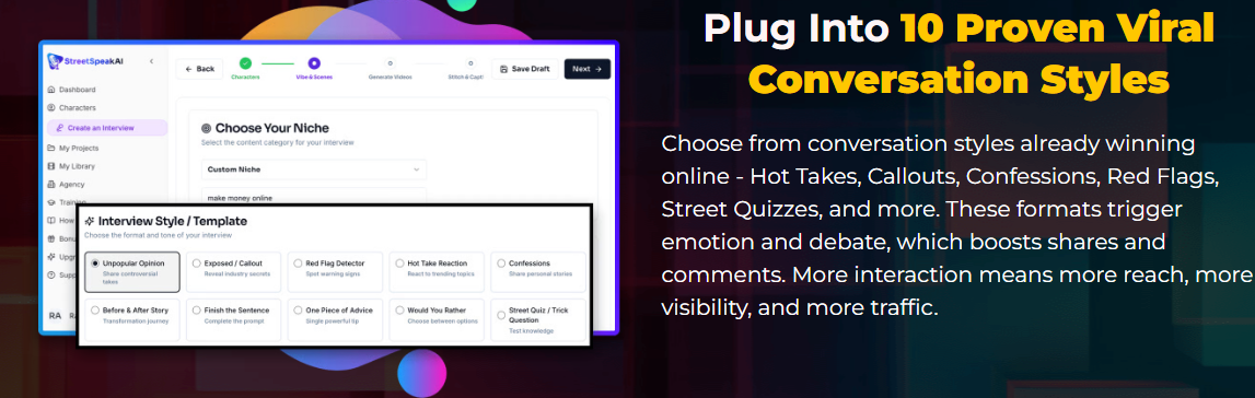 StreetSpeak AI - Screenshot 3 showing product features and functionality