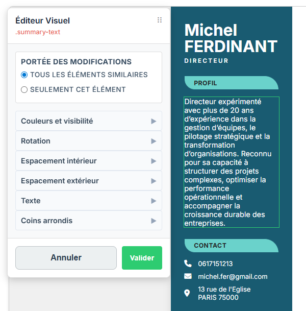 PixelCV - Screenshot 4 showing product features and functionality