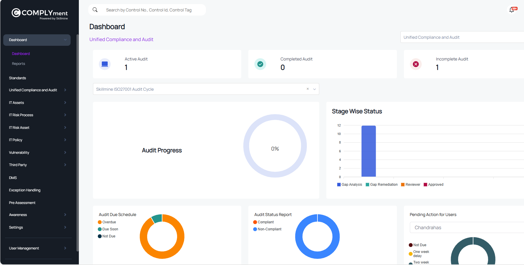 COMPLYment - Main product screenshot demonstrating key features and user interface