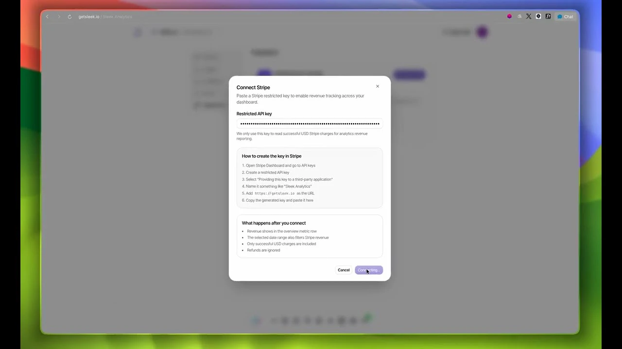 startuptile Revenue by Sleek Analytics-See your revenue alongside your traffic. In real time.