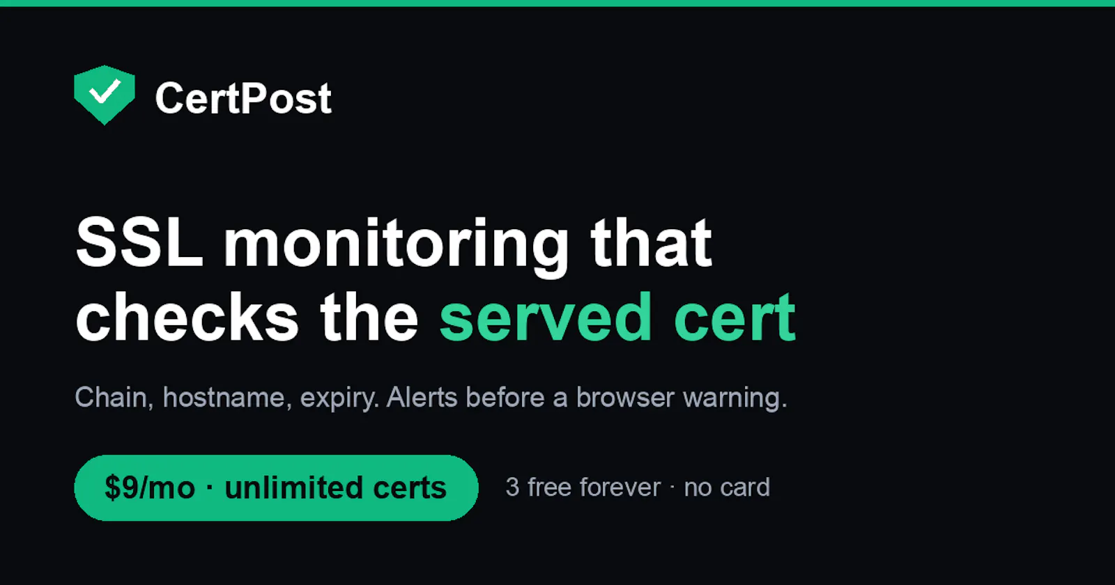 CertPost screenshot 1