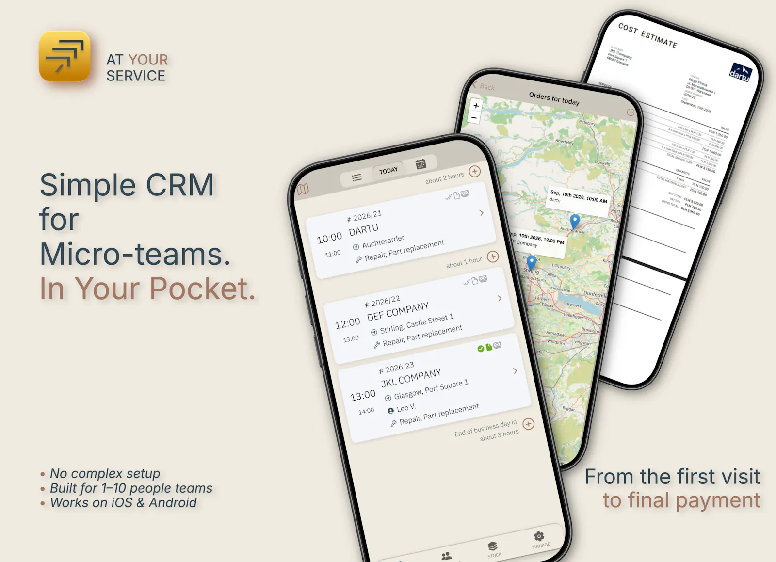 At Your Service for Mobile screenshot 1
