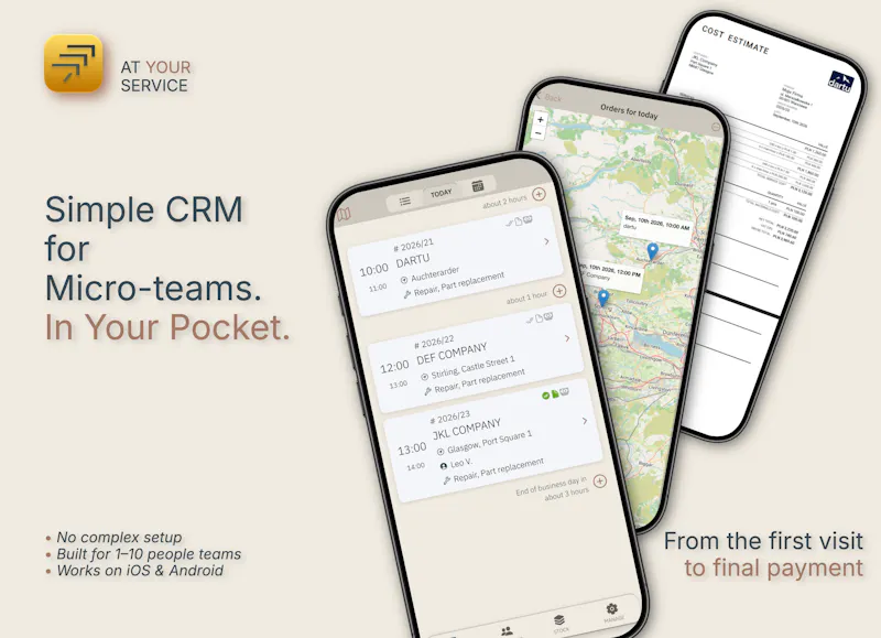 At Your Service for Mobile screenshot 1