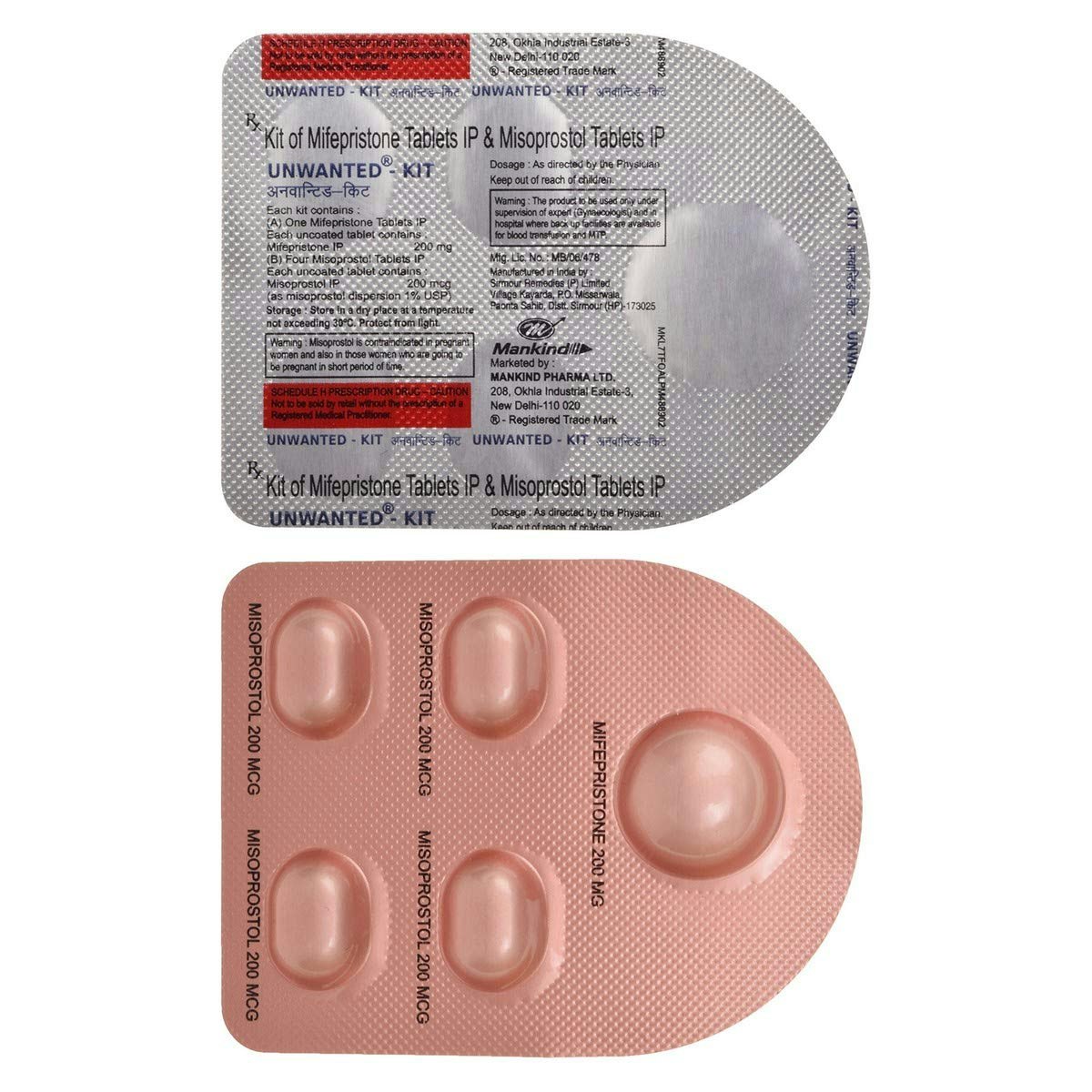 Mifepristone and Misoprostol kit