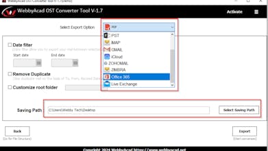 WebbyAcad OST to PST Converter Tool gallery image