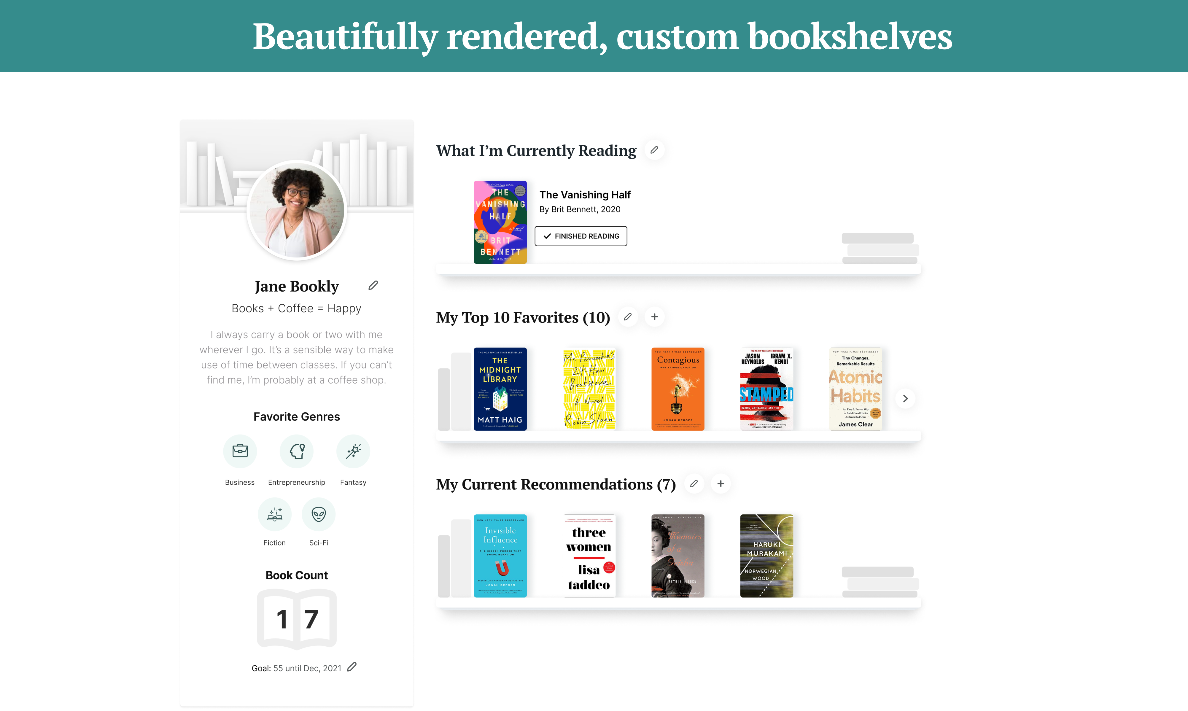 Book Store Homepage 