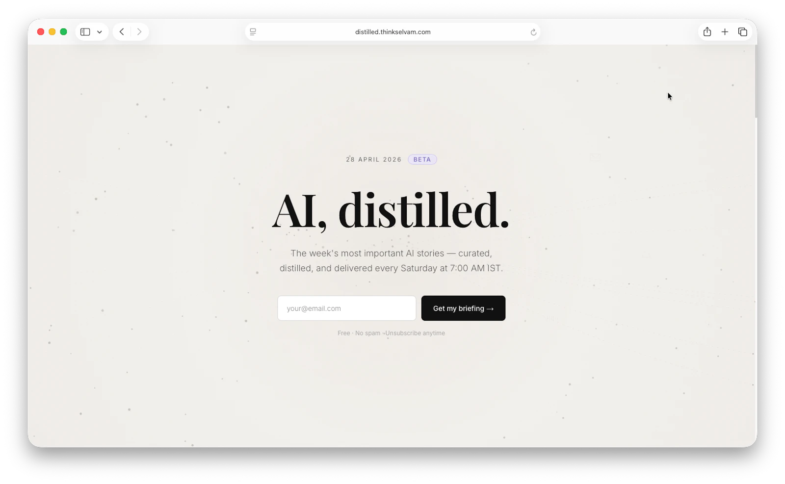 AI Distilled screenshot 1