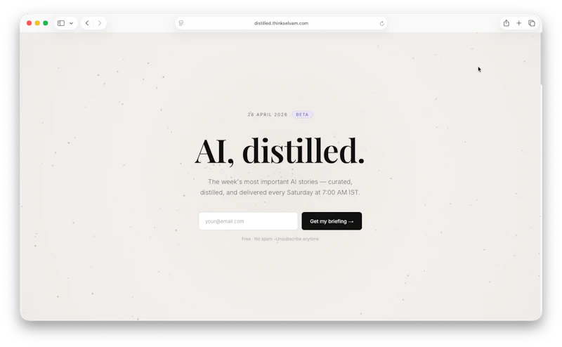 AI Distilled screenshot 1