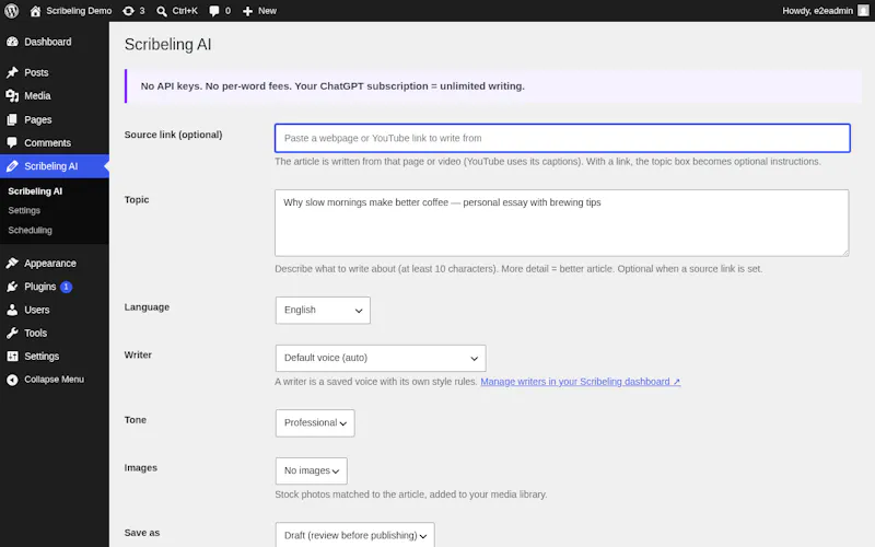 Scribeling — Your ChatGPT, Your marketer screenshot 13