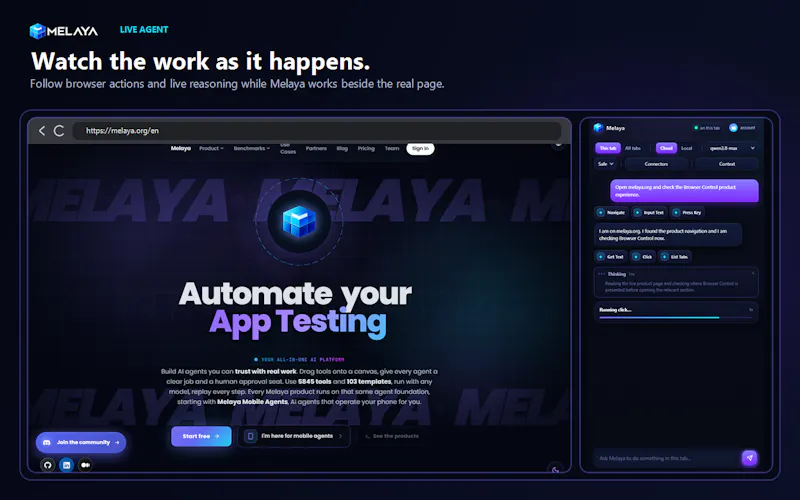 Melaya Browser Control + Extension screenshot 8