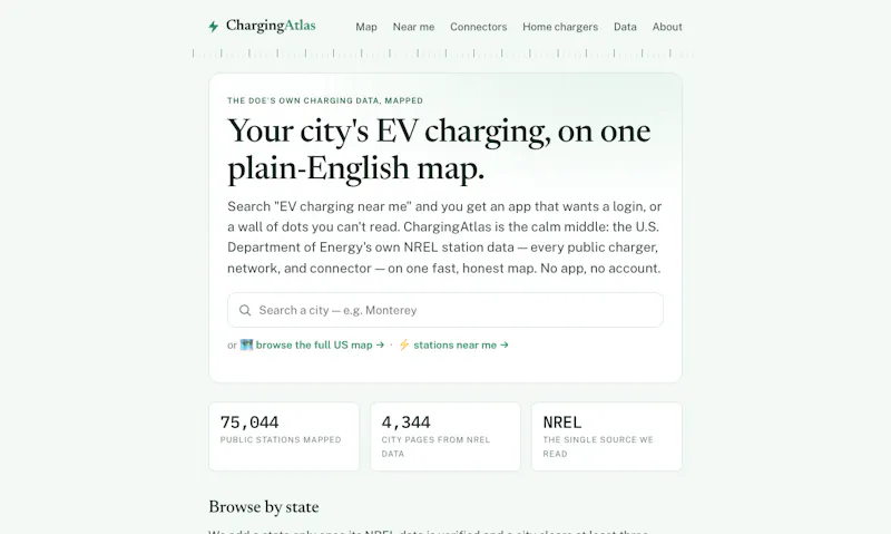 ChargingAtlas screenshot 2