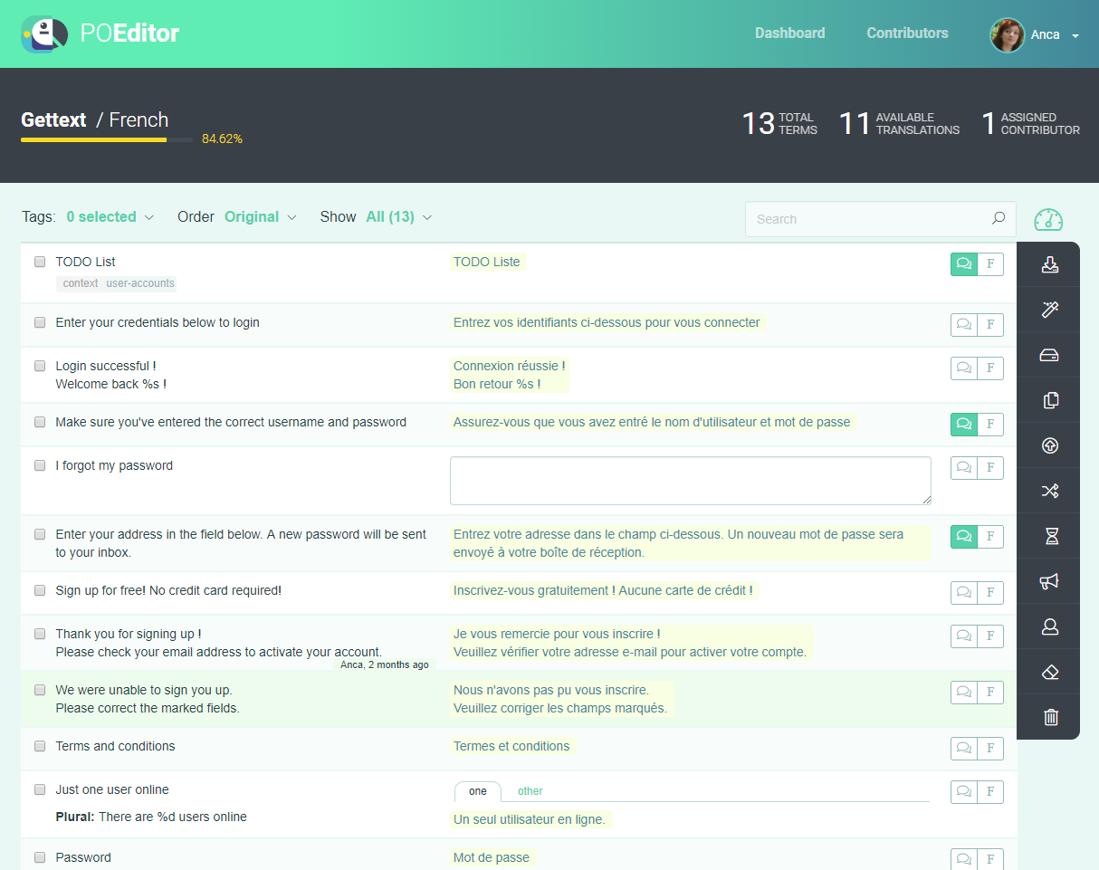POEditor gallery image