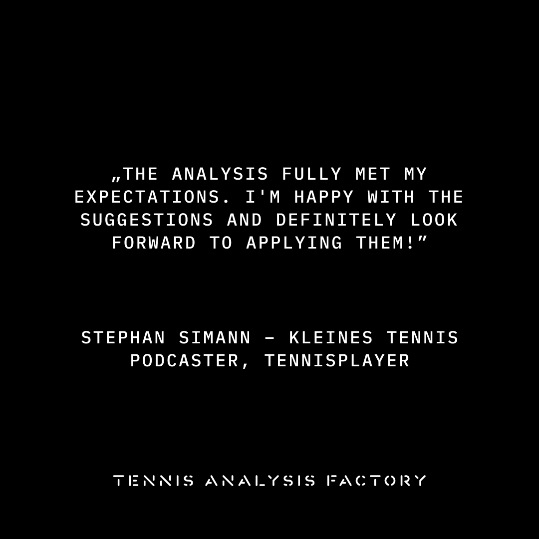 Fábrica de análisis de tenis - Suscripción de análisis de tácticas para nivelar su juego de tenis media 2