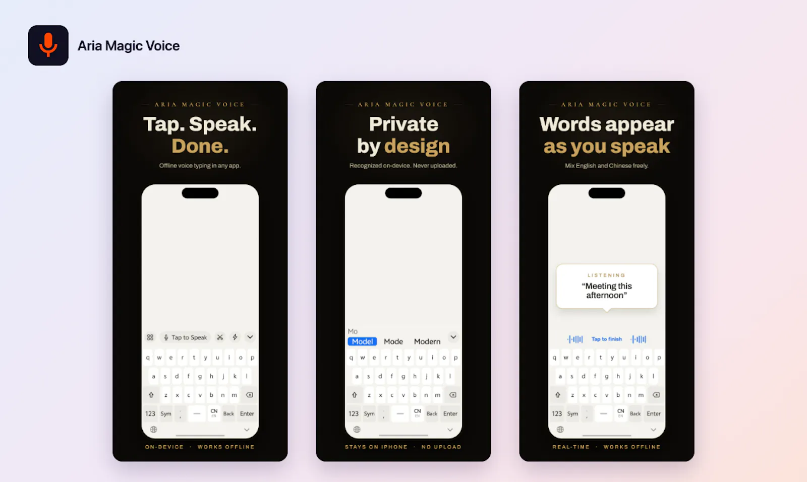 Aria Magic Voice screenshot 3