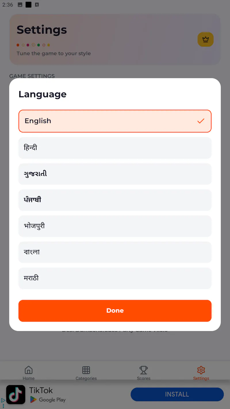 Desi Dumbcharades Party Game screenshot 4