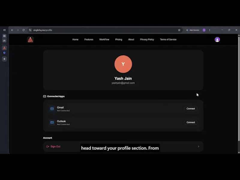 SingleHQ screenshot 1 (video preview)