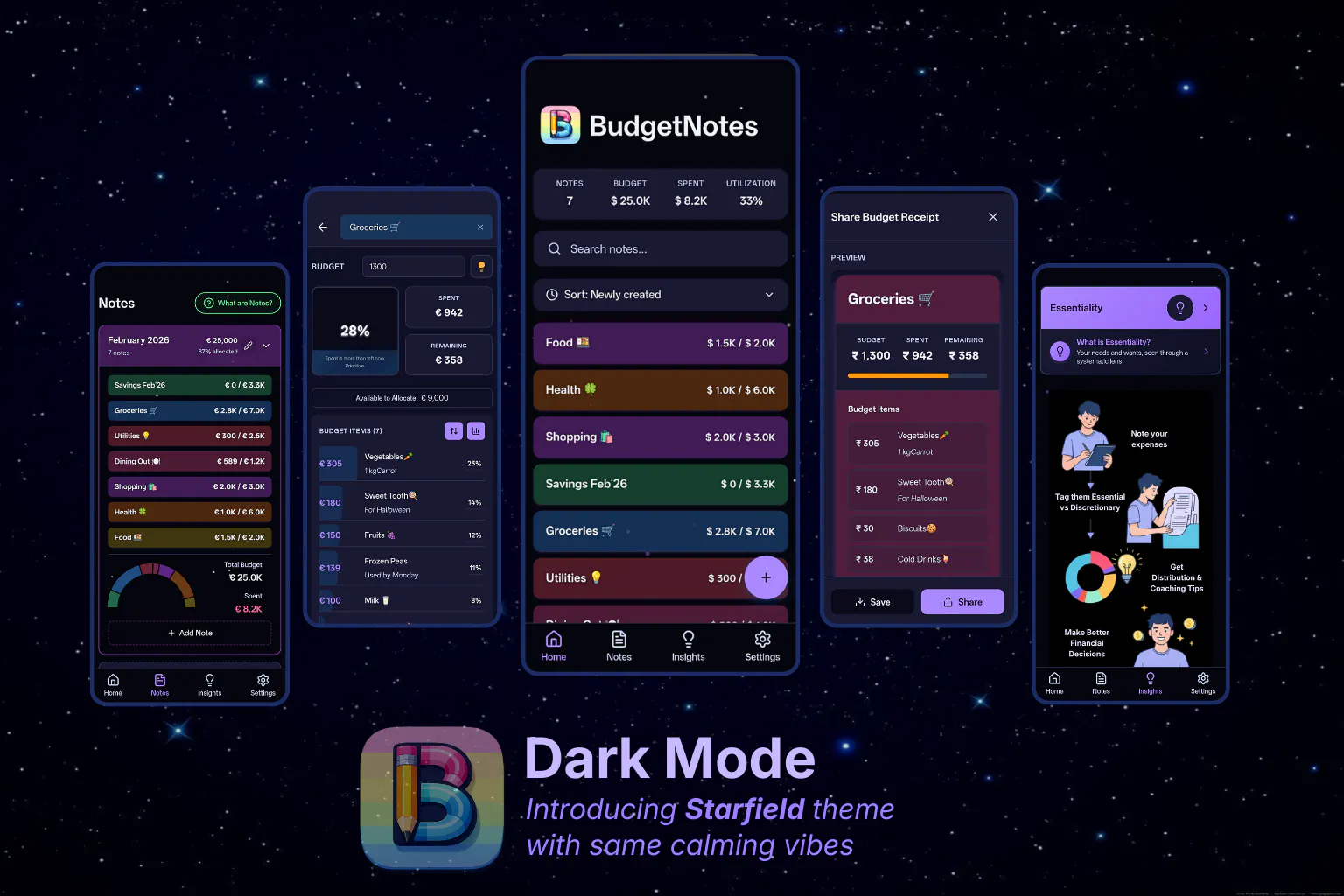 BudgetNotes gallery image