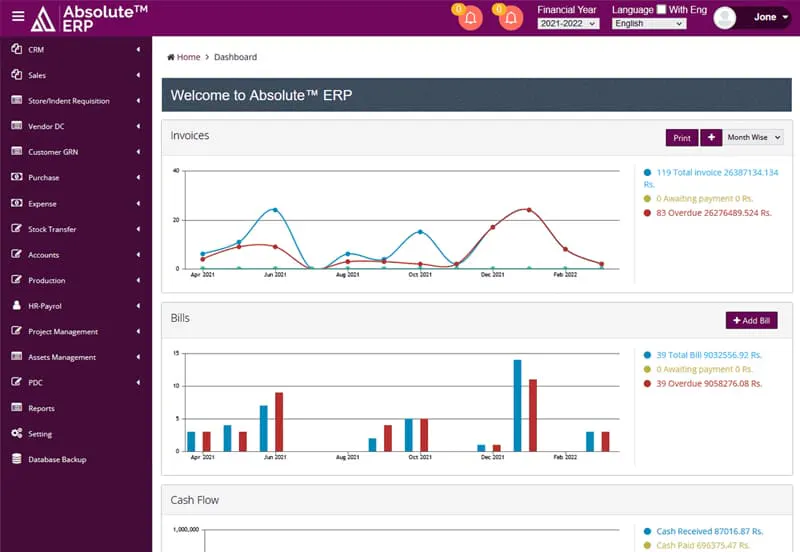 Garment Manufacturing ERP Software gallery image