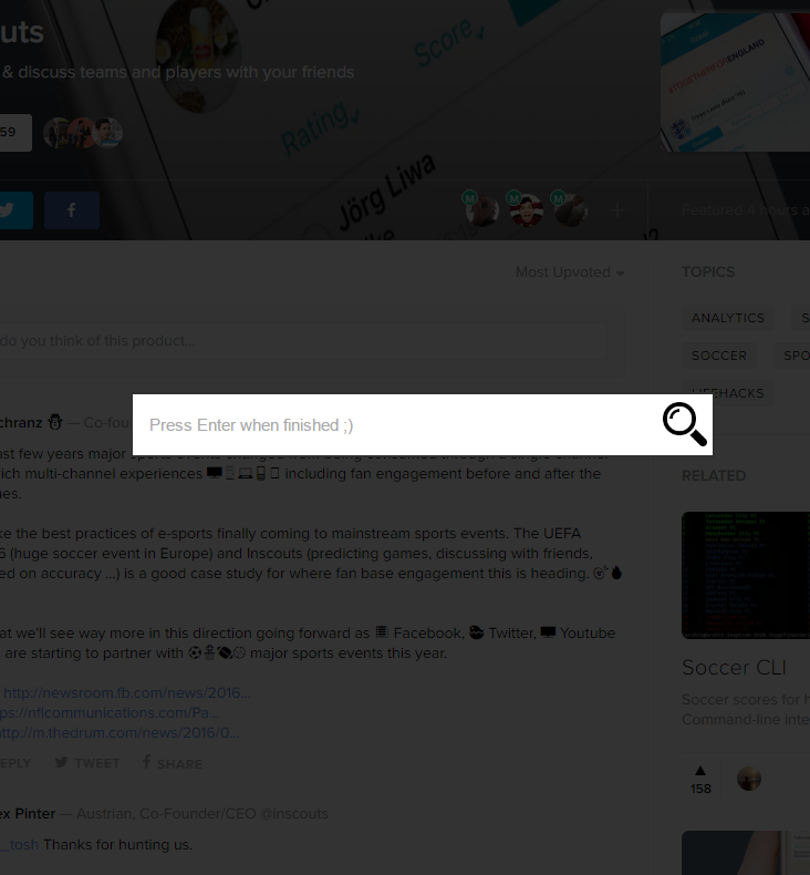 Toolbar Quick Search