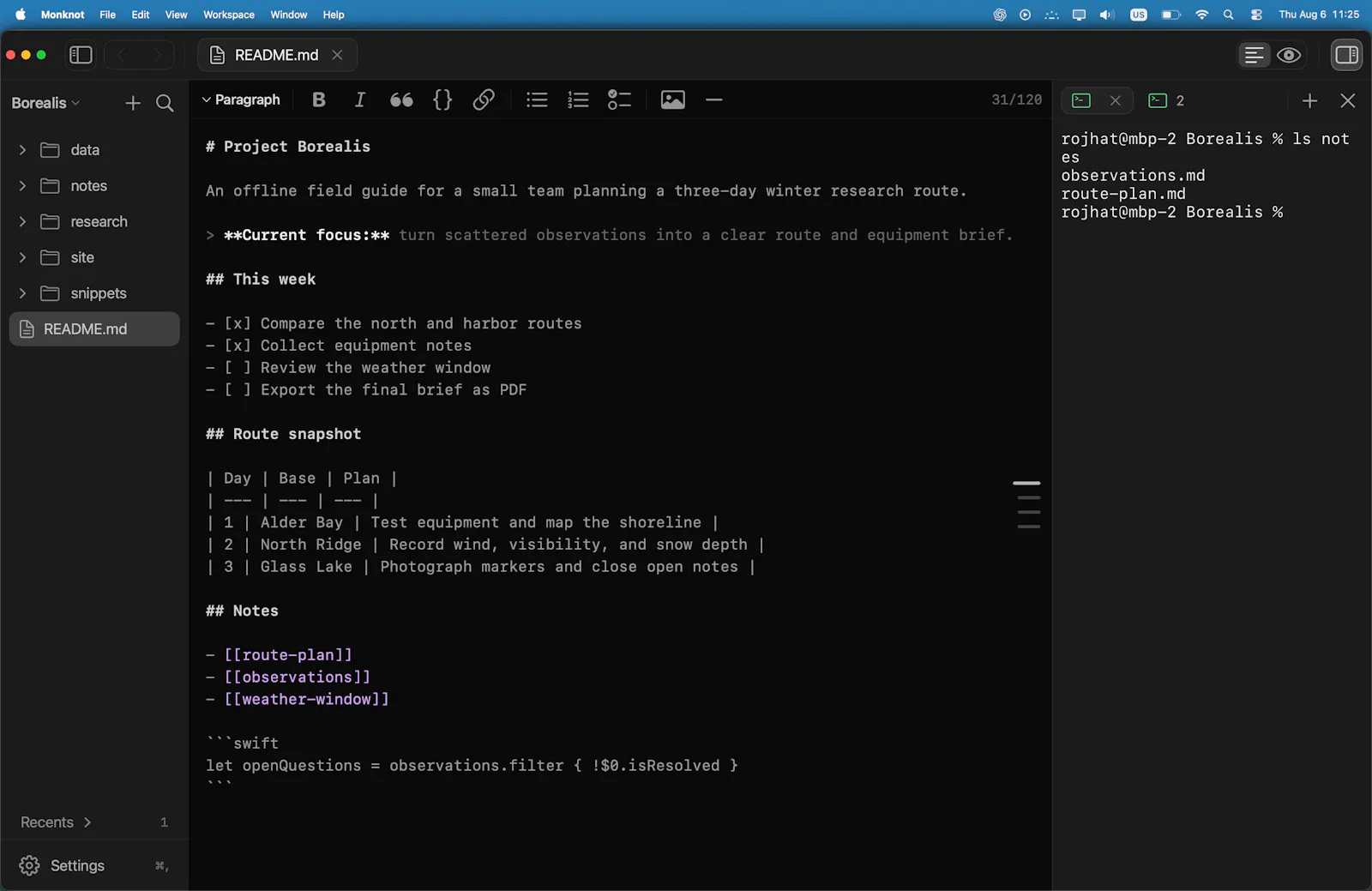Monknot screenshot 5