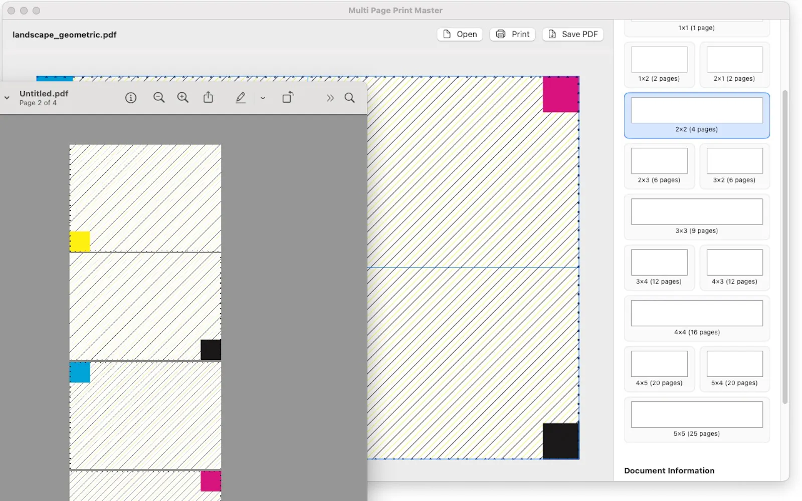Multi Page Print Master screenshot 4