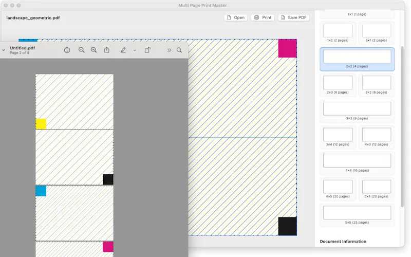 Multi Page Print Master screenshot 4