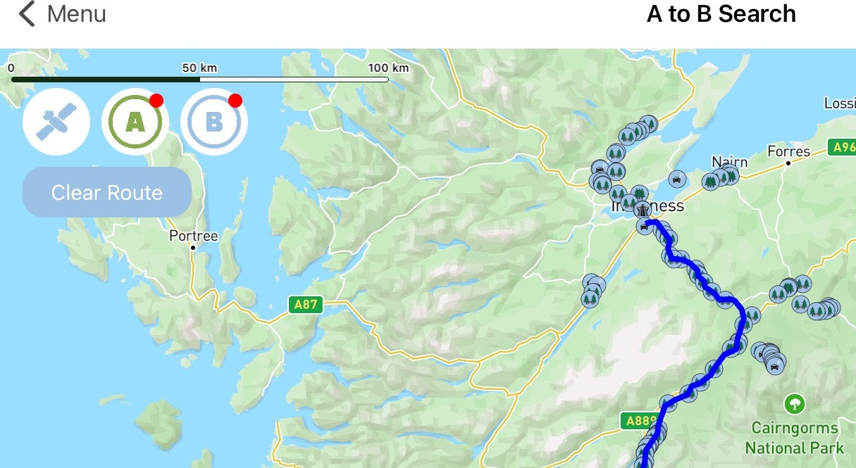 Camplocation app gallery image