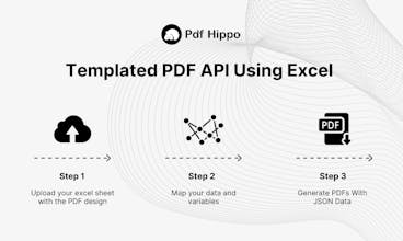 PDF Hippo: Dynamic PDF API for Devs gallery image