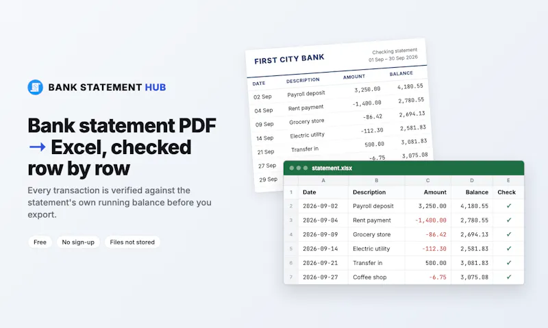 BankStatementHub screenshot 2