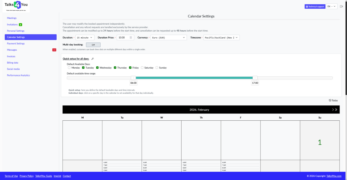 Talks4You - Screenshot 3 showing product features and functionality