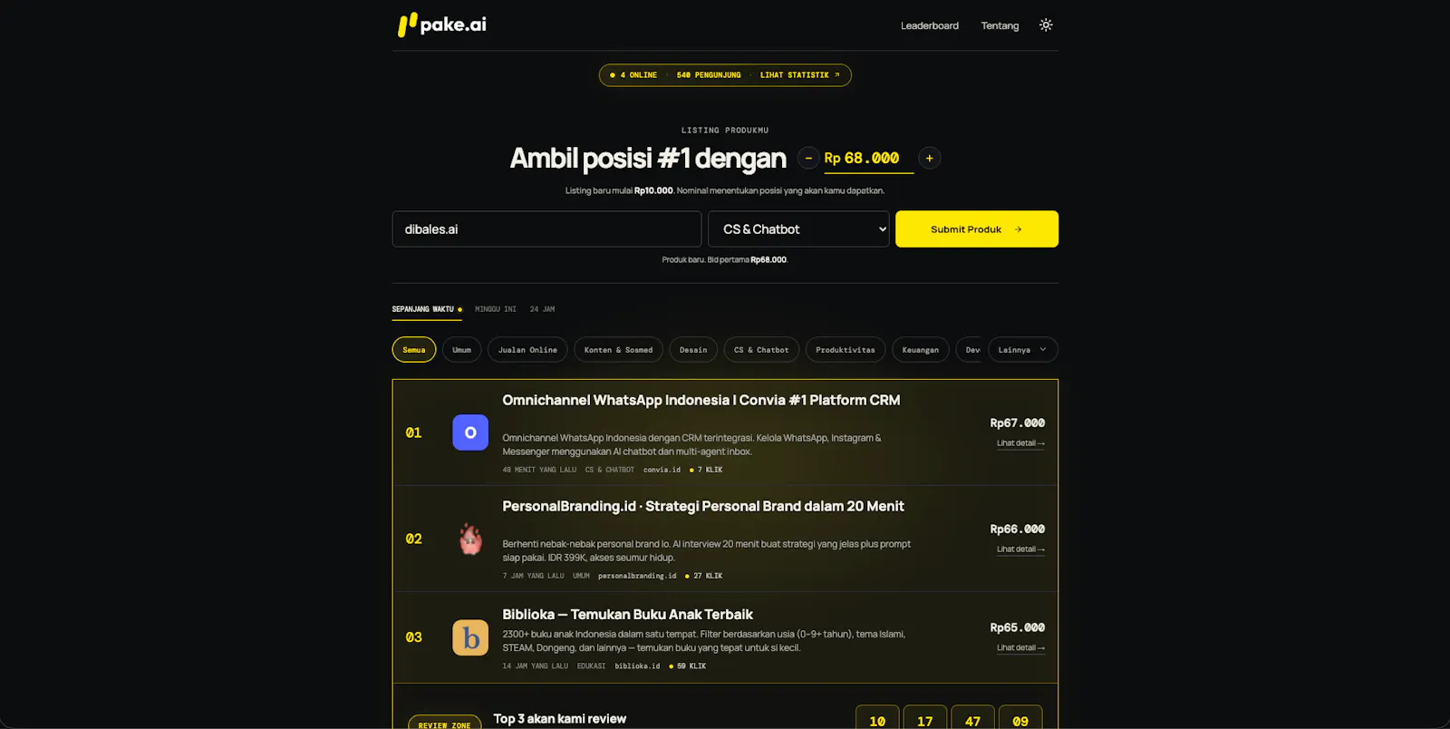 Pake.AI screenshot 2