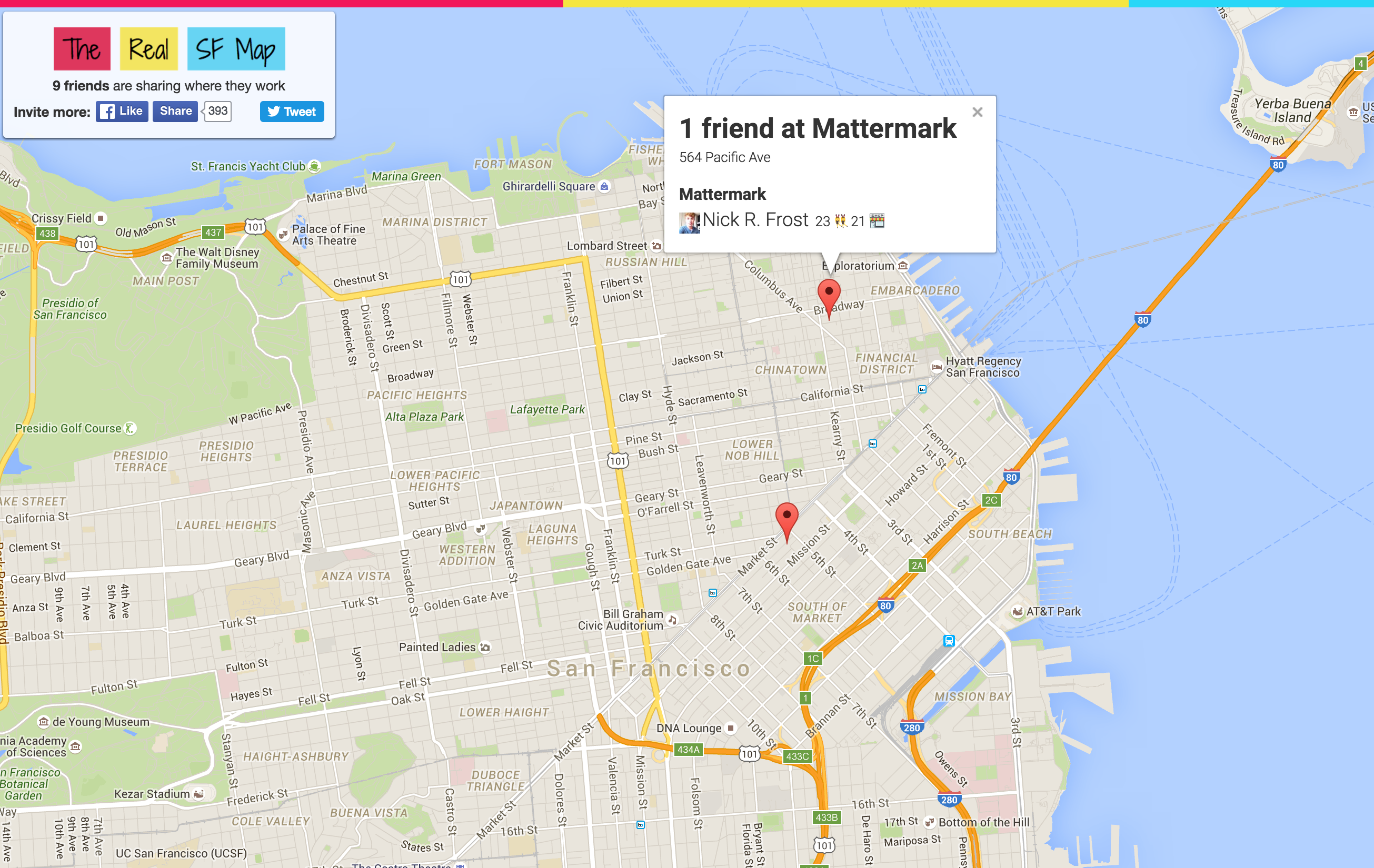 The Real SF Map gallery image