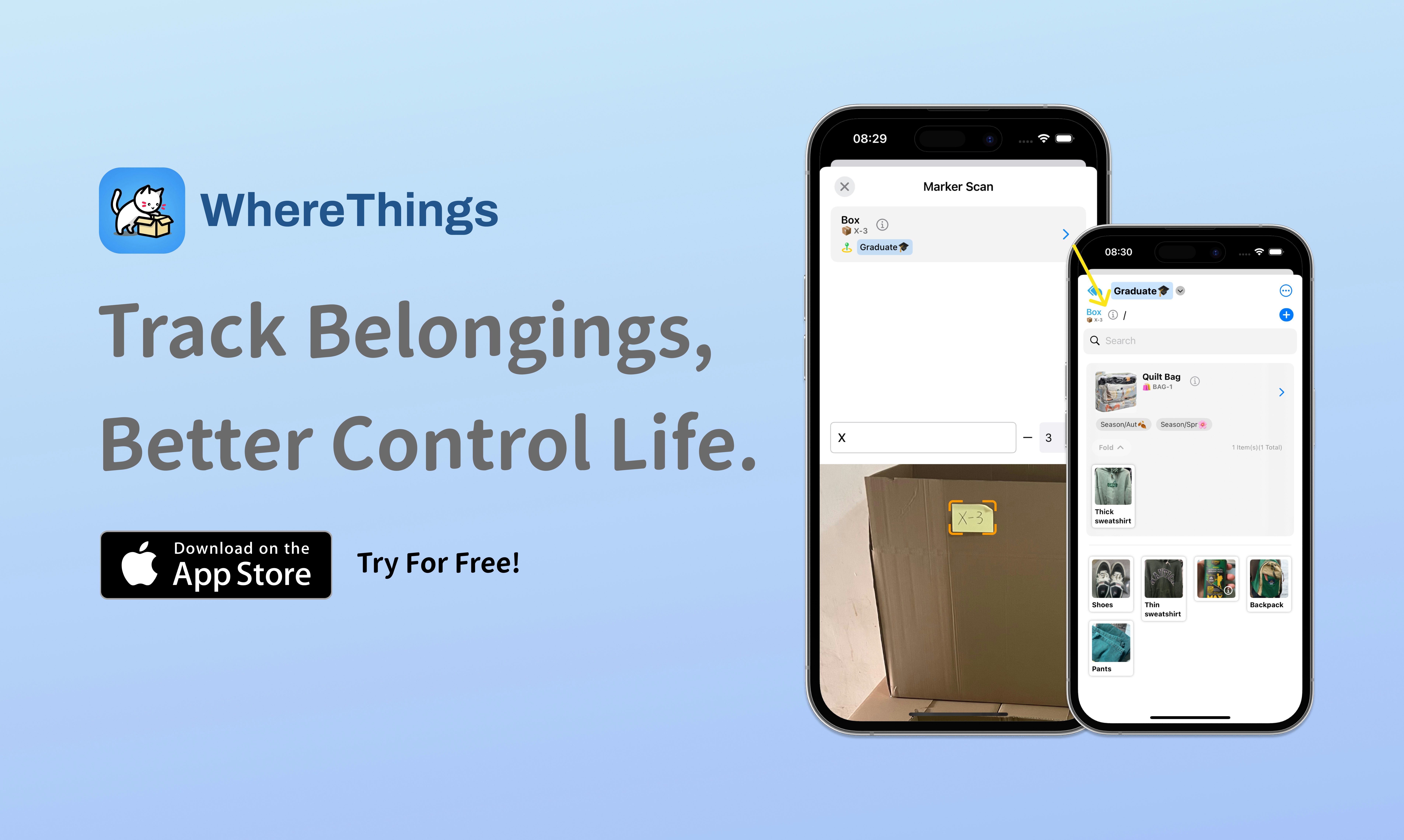 startuptile WhereThings-Organize and locate your belongings effortlessly and smartly