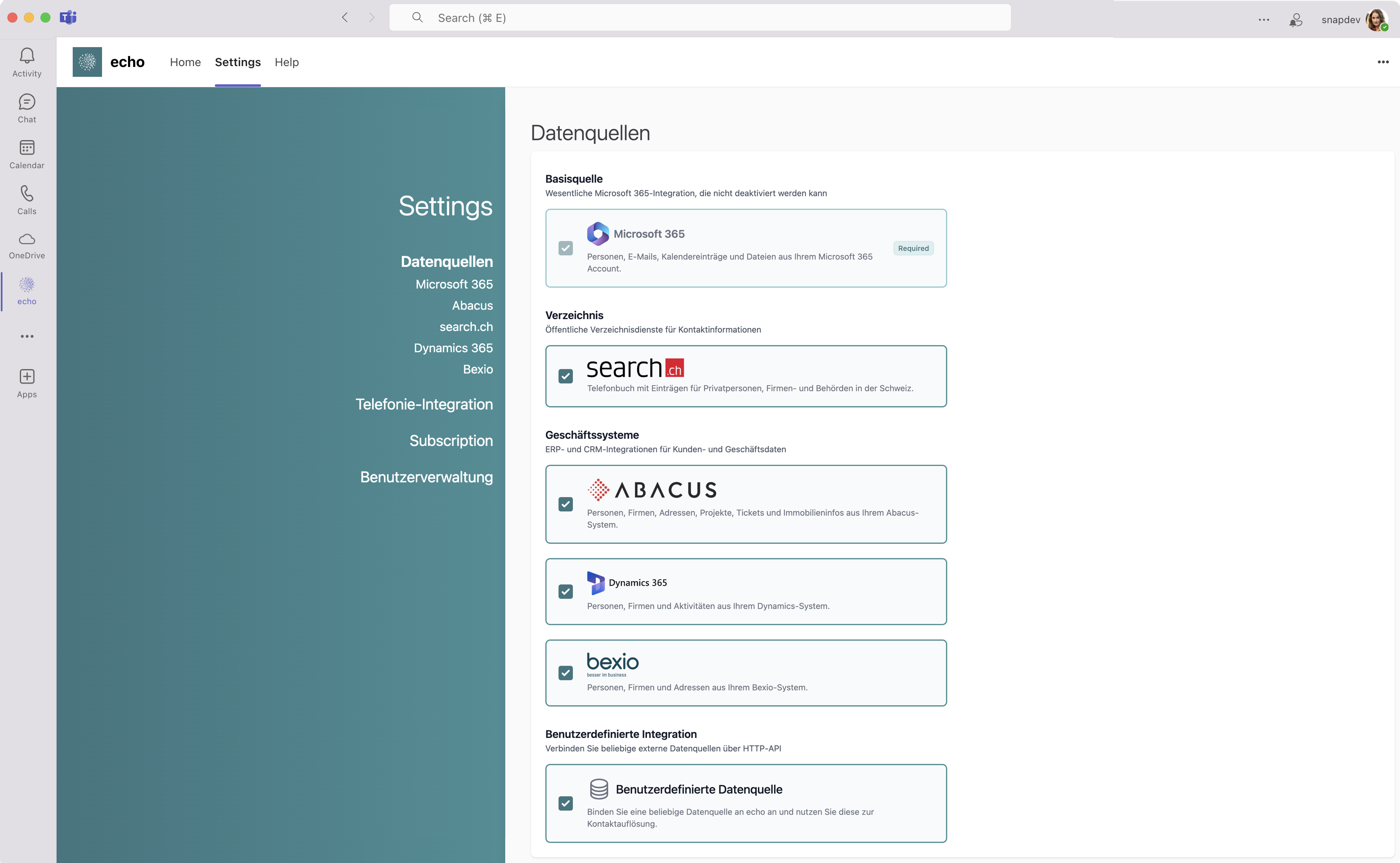 echo for Microsoft Teams gallery image
