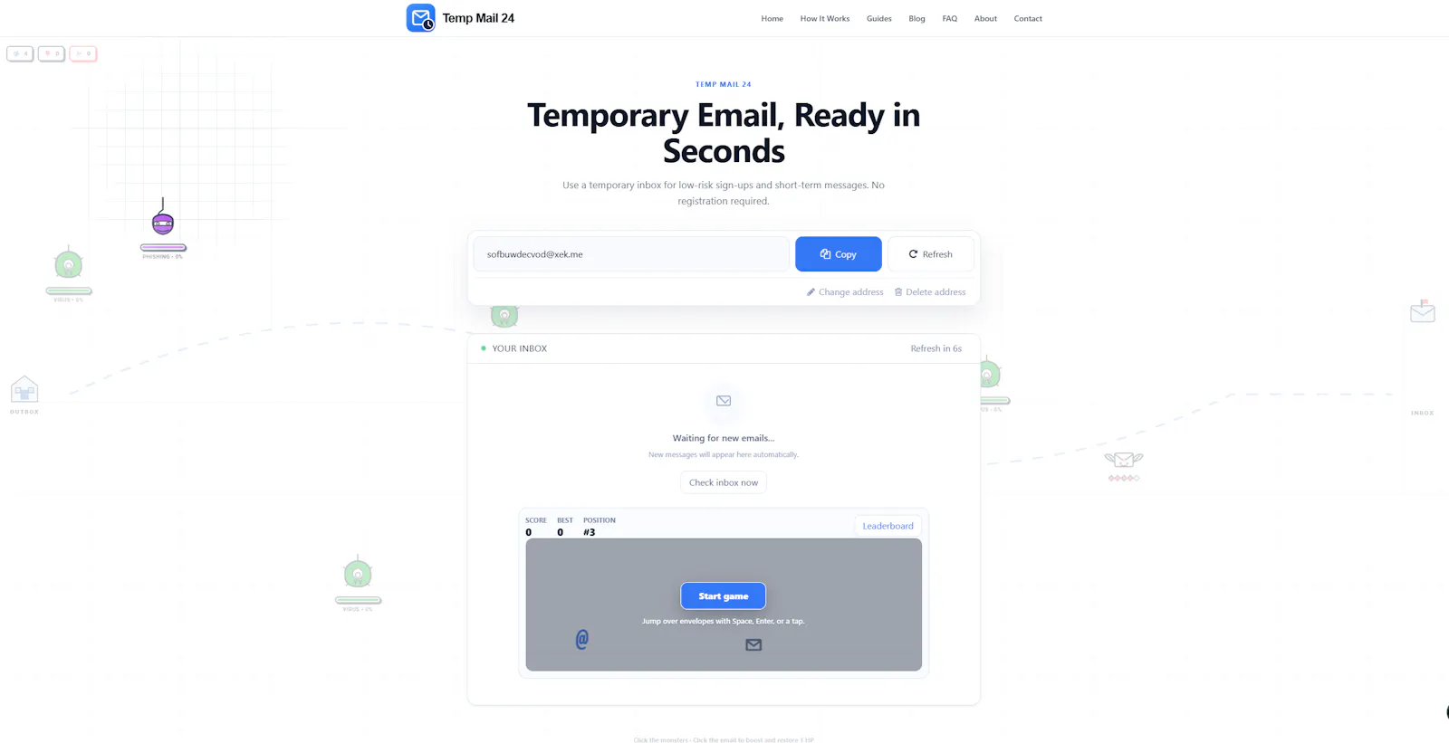 Temp Mail 24 screenshot 2